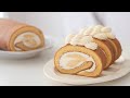 カスタード・ロールケーキの作り方 Custard Cream Cake Roll｜HidaMari Cooking
