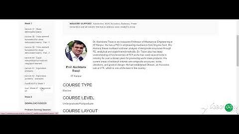 💥WEEK 7💥BASICS OF FINITE ELEMENT ANALYSIS- I ASSIGNMENT SOLUTION💥💥