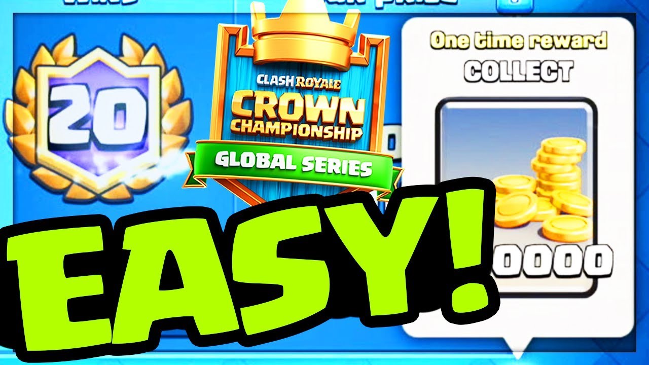 EASIEST 20 Win Deck in Clash Royale! Crown Championship ... - 
