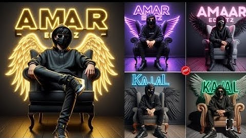 How To Create 3D Ai Neon Wings Name Images | Bing Image Generator Tutorial (FREE ) Bing Viral Ai