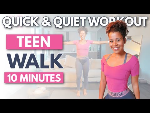 10 Minute Full Body Workout For Teens at Home (No Equipment & Quiet)