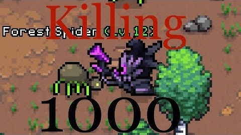 I Killed 1000 Forest Spiders, and this dropped! Killing 1000: Episode 6