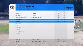 Witham CC 2nd XI v Copdock & OI 2nd XI Two Counties Div 2 25/07/2026