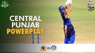 Powerplay | Sindh vs Central Punjab | Match 32 | National T20 2021 | PCB | MH1T