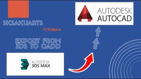 How to export 3DS MAX model in AutoCAD❓in hindi by #sksakuarts