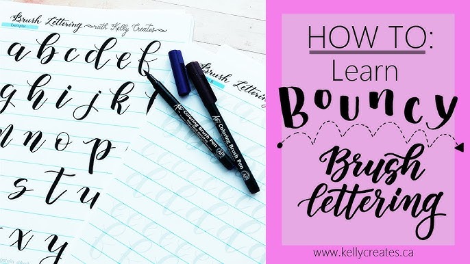 Learn Brush Lettering – Kelly Creates