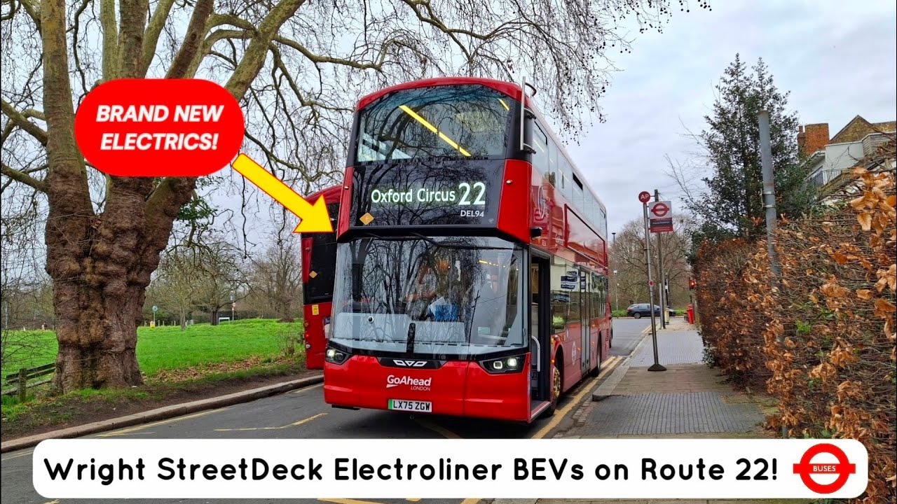 Brand New Wright StreetDeck Electroliner BEVs on Route 22! (incl. Journey)