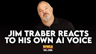 Jim Traber REACTS to hearing his AI voice / WWLS The Sports Animal / 9.15.23