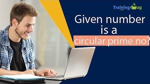 Java Program for Checking the Circular Prime Number