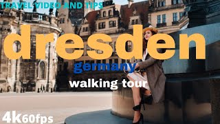 Street Walking in DRESDEN   Germany ??  Zwinger to Neustadt 2020   4K 60fps UHD