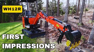 AGT WH12R Chinese Mini Excavator - Bringing it Home & First Impressions Review