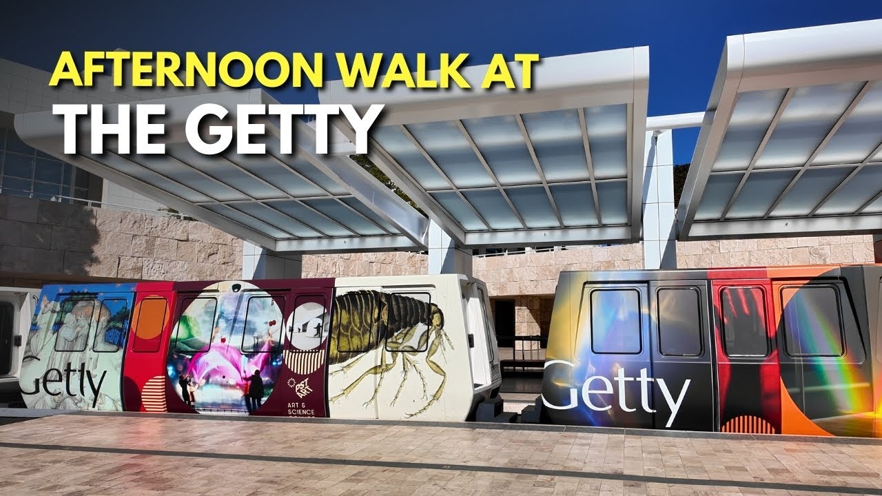 Getty Museum Afternoon Walk | Relaxing 4K Art & Views