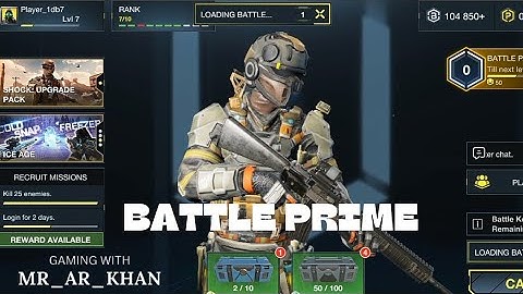 (BATTLE PRIME MULTIPLAYER FPS) New FPS Gameplay Android/IOS 2024 | 1st Time Gameplay