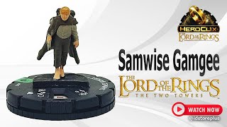 Miniatur Samwise Gamgee 013 Lord of the Rings Two Towers Heroclix Wizkids Miniatures Neca Toys Pajangan Dinding Mainan Hobi Unik Minifigure