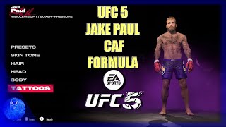 Ufc 5 Jake Paul Caf Formula