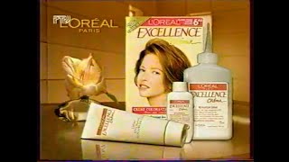 Реклама Защищающей Крем-краски для волос от L'Oréal Paris Excellence Crème (1997-1999)