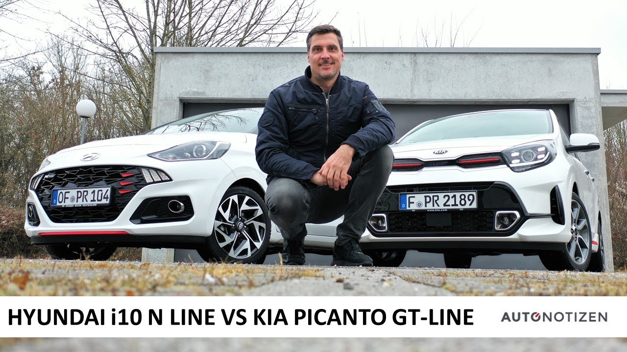 Hyundai i10 N Line vs. Kia Picanto GT-Line 2021: Kleinwagen im Vergleich, Test, Review