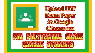 How to Upload Board Exam PDF Answer Sheet in Google Classroom in Tamil /Grace Chance Students