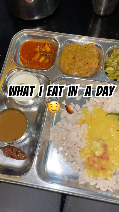 What i eat in a day🤤🍛#malayalam #whatieatinaday #trending #meencurry #meenporichathu #food