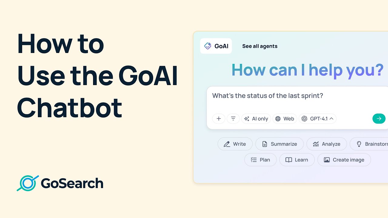 How to Use the GoAI Chatbot in GoSearch AI Enterprise Search