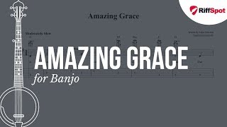 Amazing Grace Banjo Tab 5 String Banjo Tutorial Classic Hymn Amazing Grace