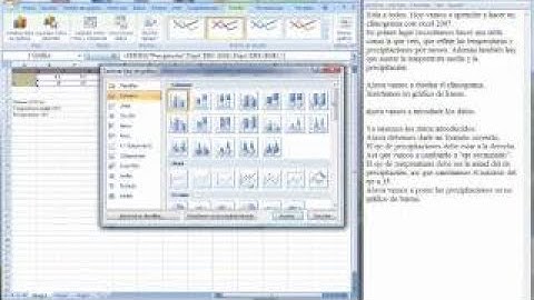 Make a climograph with Excel 2007