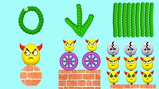 DRAW TO SMASH - save the bees & bees 🆚 slice runner 2048 Gameplay android part 1 screenshot 5