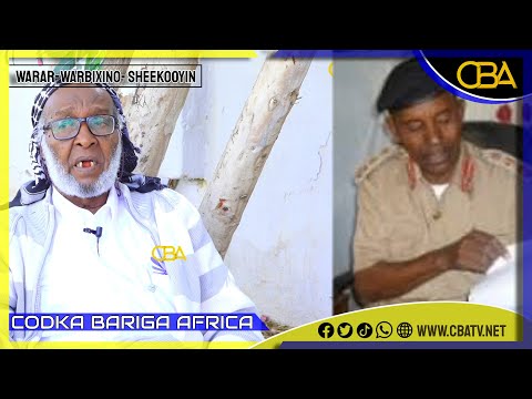 "Kii markhaatiga igu ahaa anoo dil u xidhan ayaa xilka u sarreeya ku fadhiya" Halgamaa Axmed Cumar