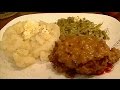Recipe for Southern Comfort Food - Salisbury Steak with Gravy, Using Ground Round