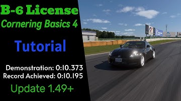 GT7 | B-6 License Beating the Demonstration (Tutorial)