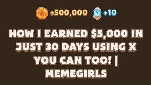 HOW I EARNED $5,000 IN JUST 30 DAYS USING X YOU CAN TOO! | MEMEGIRLS | Memefi Video Code Today