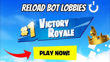 *NEW* How To Get WORKING Reload Bot Lobbies With Crown Wins in Fortnite Chapter 6 Season 4!