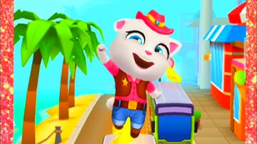 Funny Fails Moment Talking Tom Gold Run Game #99990035 - Android,iOS Gameplay