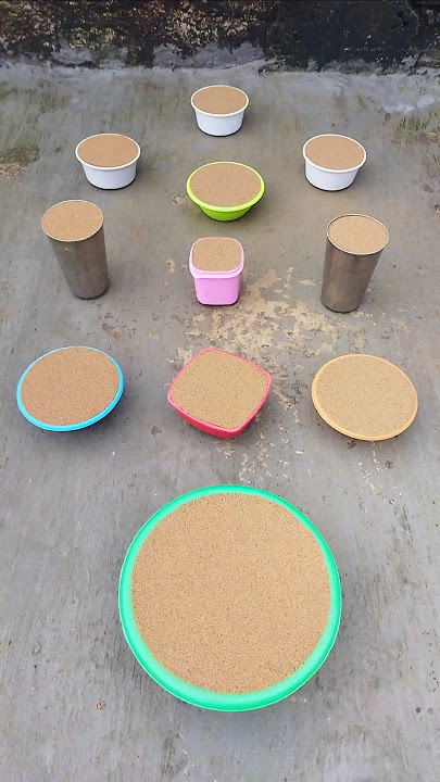 🤡 Amazing Multiple 🦚 Sand Cake 🎂 Funny Awesome Sand Video 🔥 #short #youtube #funny