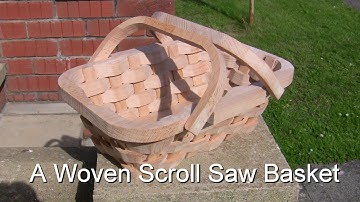 A Woven Scroll Saw Basket