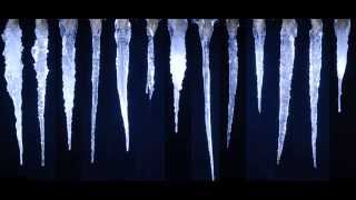 13 random rotating icicles from the Icicle Atlas (time lapse)