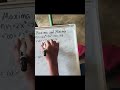 Calculus 1 Maxima-Minima