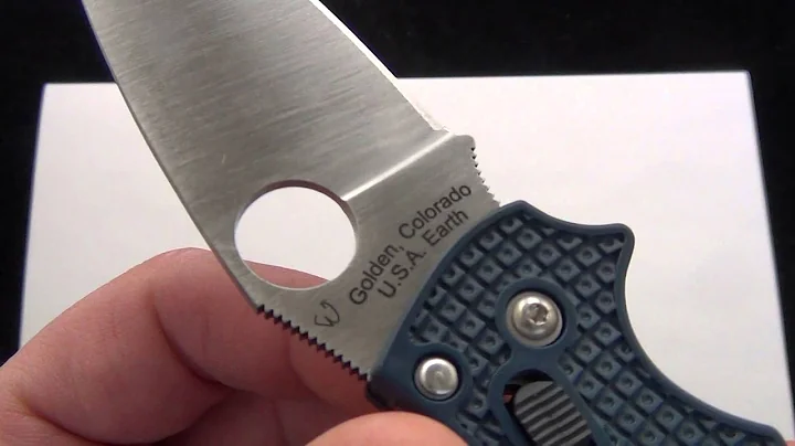 Spyderco Manix 2 Dark Blue S110V Steel