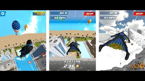Base Jump Wingsuit Gliding - Gameplay IOS & Android