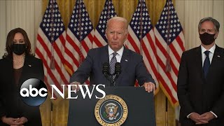 President Biden answers press questions on Afghanistan l ABC News