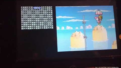 Yoshi Island DS| flutter jump with baby peach