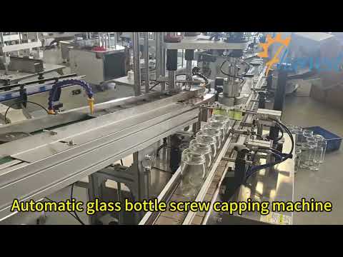 Factory Automatic Single Head Screw Bottle Capping Machine, Container Screwing Cap Machine