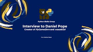 Interview to Daniel Pope