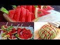 ТОП 10 СПОСОБОВ НАРЕЗАТЬ АРБУЗ - ЛАЙФХАК - КРАСИВО - УДИВИ ГОСТЕЙ - How to cut a Watermelon