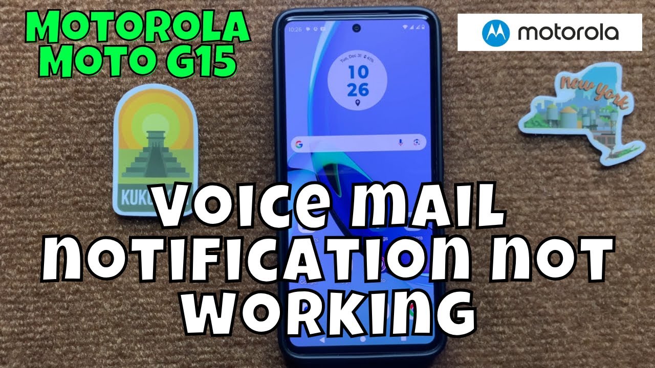how-to-fix-voice-mail-notification-not-working-motorola-moto-g15-youtube