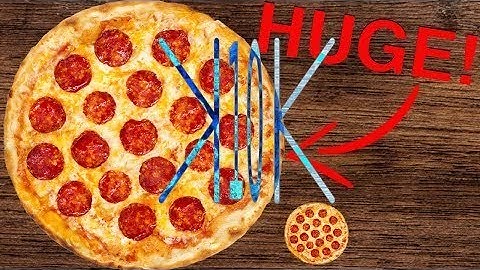 compressed into 10 seconds - How To Basic - How To Make a Giant Pizza