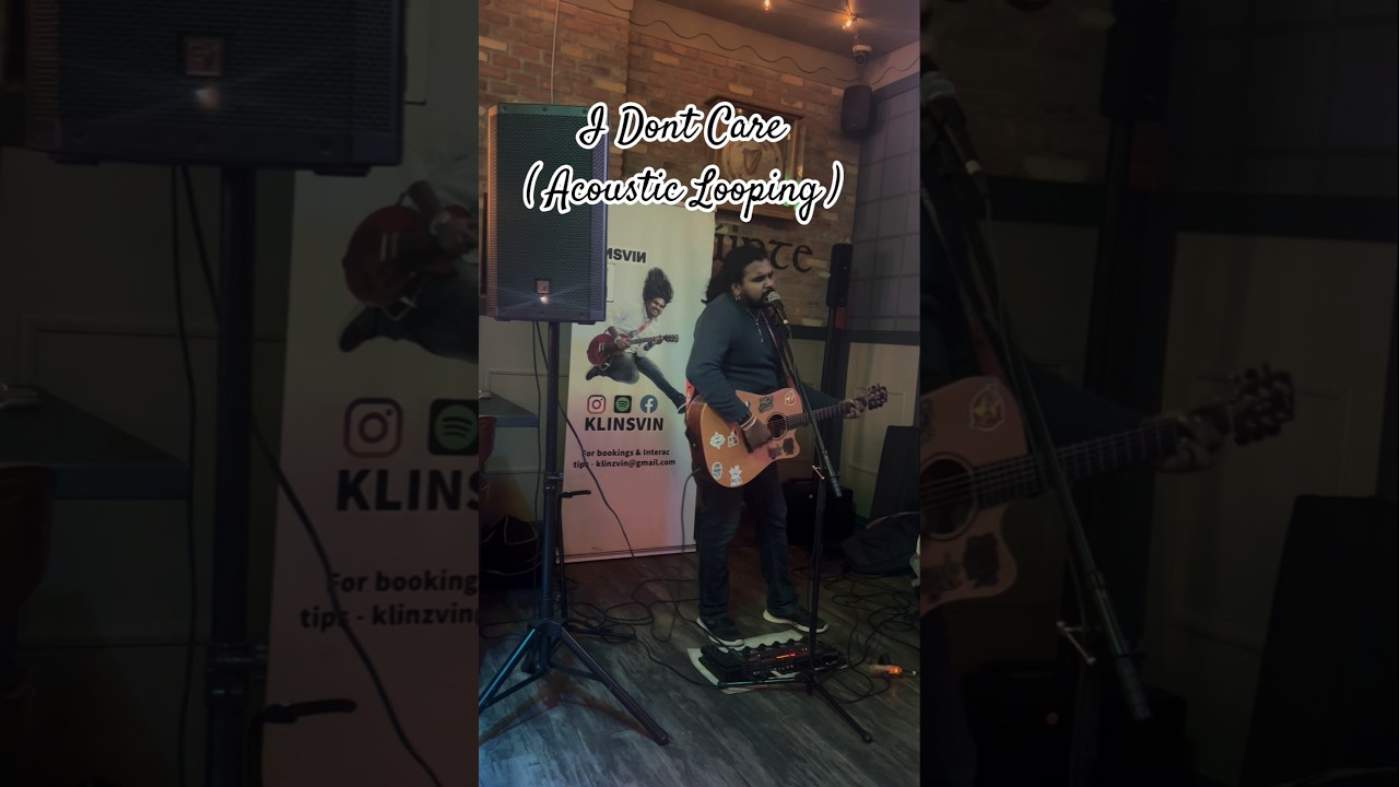 Klinsvin - I Don't Care live| Live Looping at Mcfinns Pub, Barrie , ON