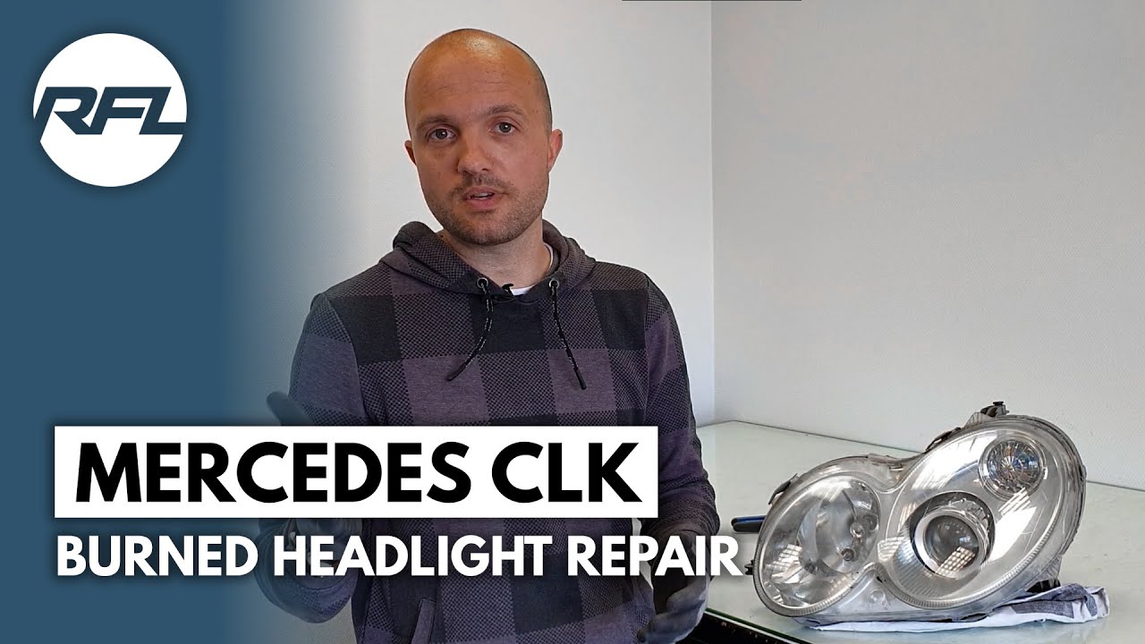 Mercedes Benz CLK C209 A209 W209 xenon HID headlight repair upgrade  projector replacement DIY