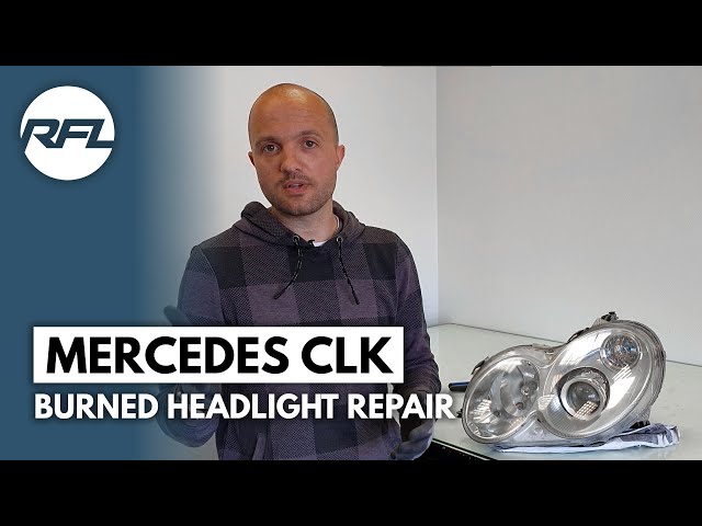 Mercedes Benz CLK C209 A209 W209 xenon HID headlight repair