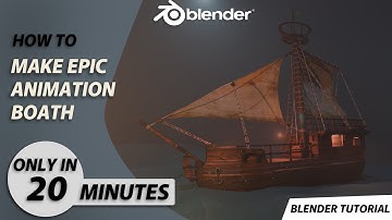 Make Your Cinematic Pirate ship animation | Blender Tutorial